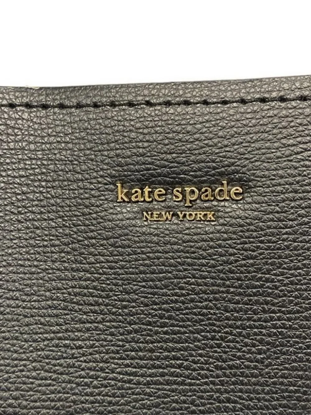 Kate spade PXRUA687 Black Leather Tote Bag